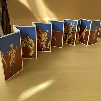 ジョジョの奇妙な冒険　レターセット Amazon.co.jp: ジョジョの奇妙な冒険 12連レターセット 荒木